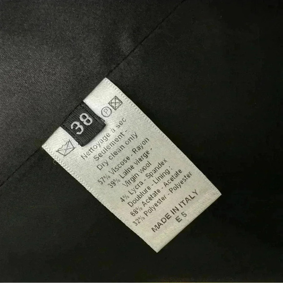 Joseph Paris Single Breasted Wool Blazer Suit Jacket Quiet Luxury Old Money Gray - Picture 7 of 15